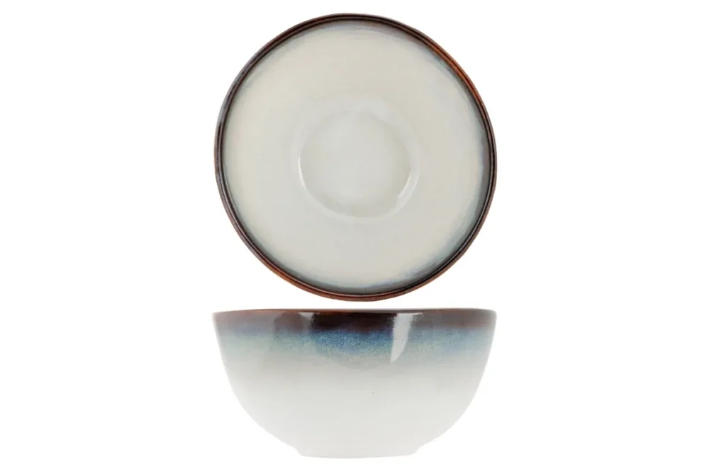Bol ovale blanc porcelaine 11 cm Akoya Proof Nouveauté