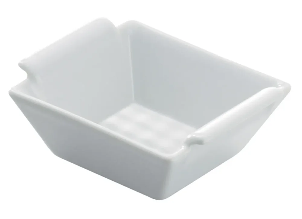 Prix Promo Coupelle carré blanc porcelaine culinaire 6 cm Bombay Revol