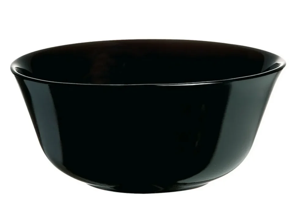 Coupelle rond noir verre trempé Ø 12 cm Carine Luminarc Populaire