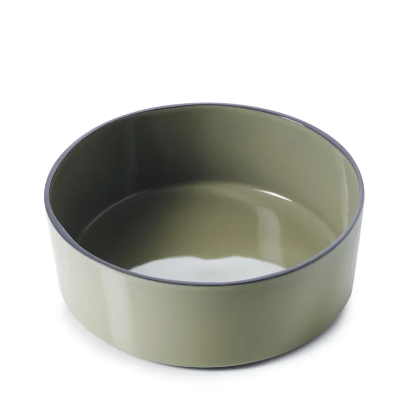 Saladier rond vert porcelaine culinaire Ø 19 cmCaractère Revol Haute Qualité