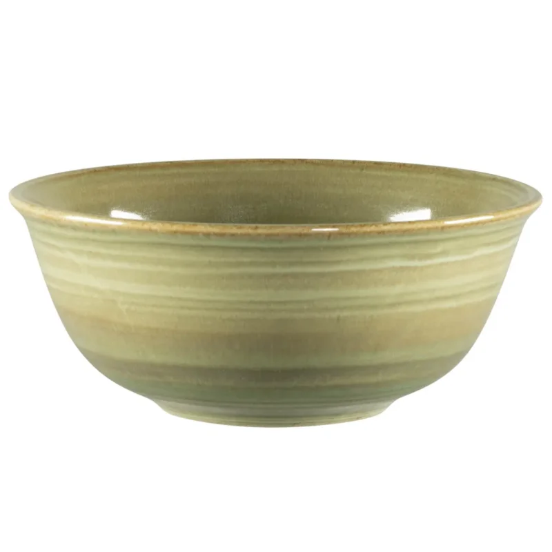 Satisfait Ou Remboursé Bol rond Emerald porcelaine vitrifiée Ø 16 cm Rakstone Spot Rak