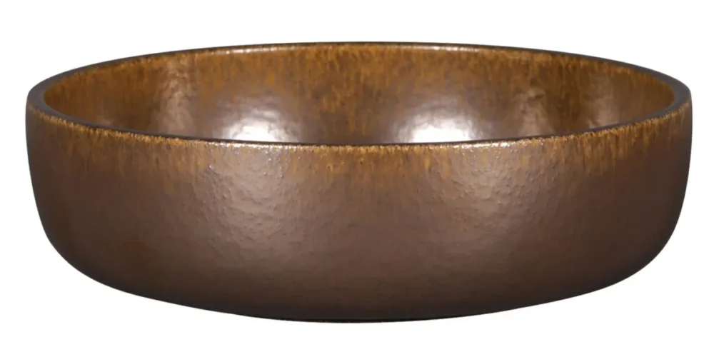 Bol rond bronze porcelaine vitrifiée Ø 20 cm Rakstone Ease Rak Prix Choc