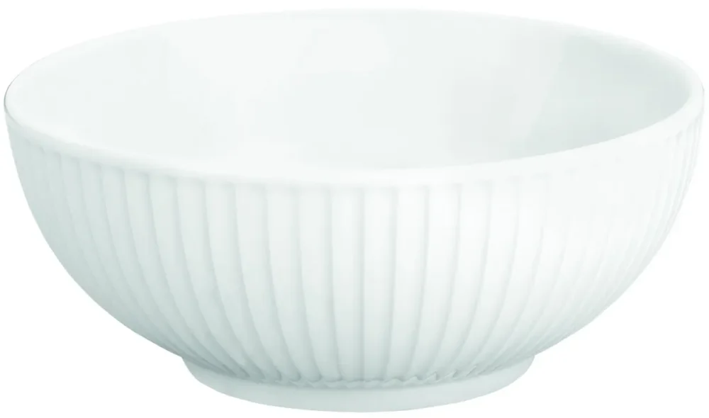 Expédition Rapide Bol rond blanc porcelaine culinaire Ø 15 cm Plisse Pillivuyt