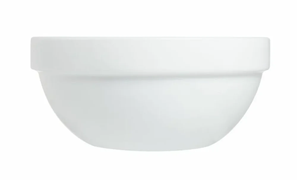 Bol à salade rond blanc verre opal Ø 17,15 cm Restaurant Arcoroc Certifié