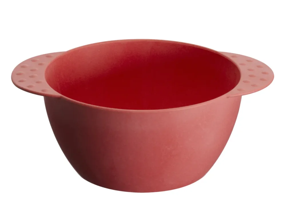 Bol sans couvercle rouge fibre végétale 45 cl Ø 12 cm Lilitouch Saint Romain Solde