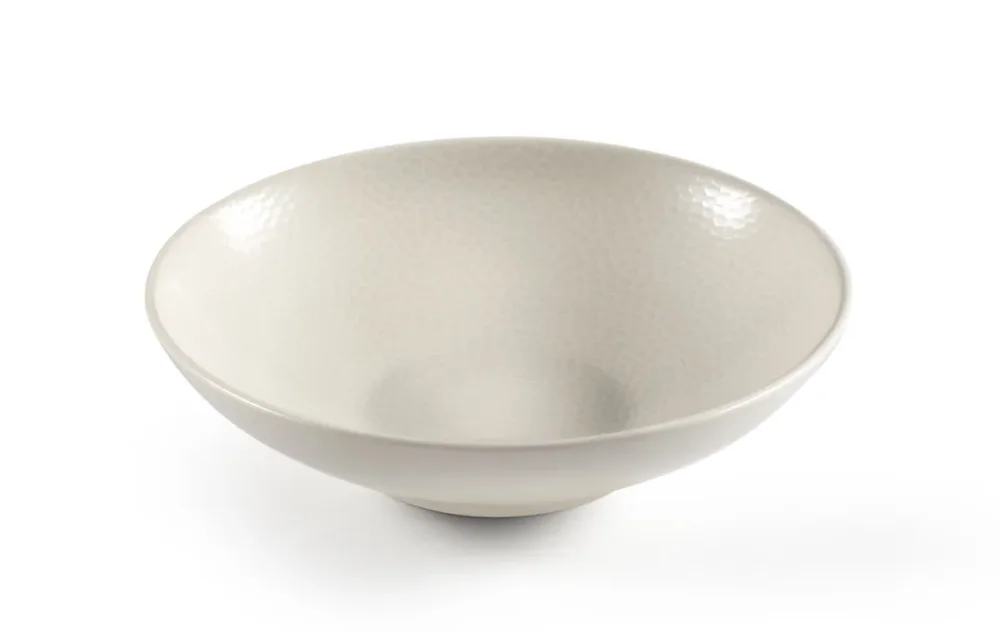 Haute Qualité Bol à salade rond ivoire grès émaillé Ø 19 cm Stone Medard De Noblat