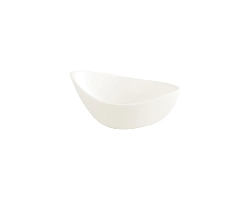Pas Cher Bol ovale ivoire porcelaine vitrifiée 17 cm Minimax Rak
