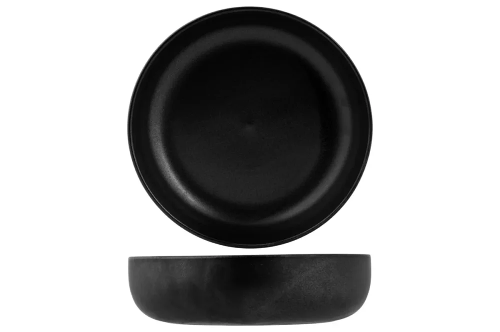 Bol rond noir porcelaine Ø 16 cm Tonati Proof Dernier Modèle