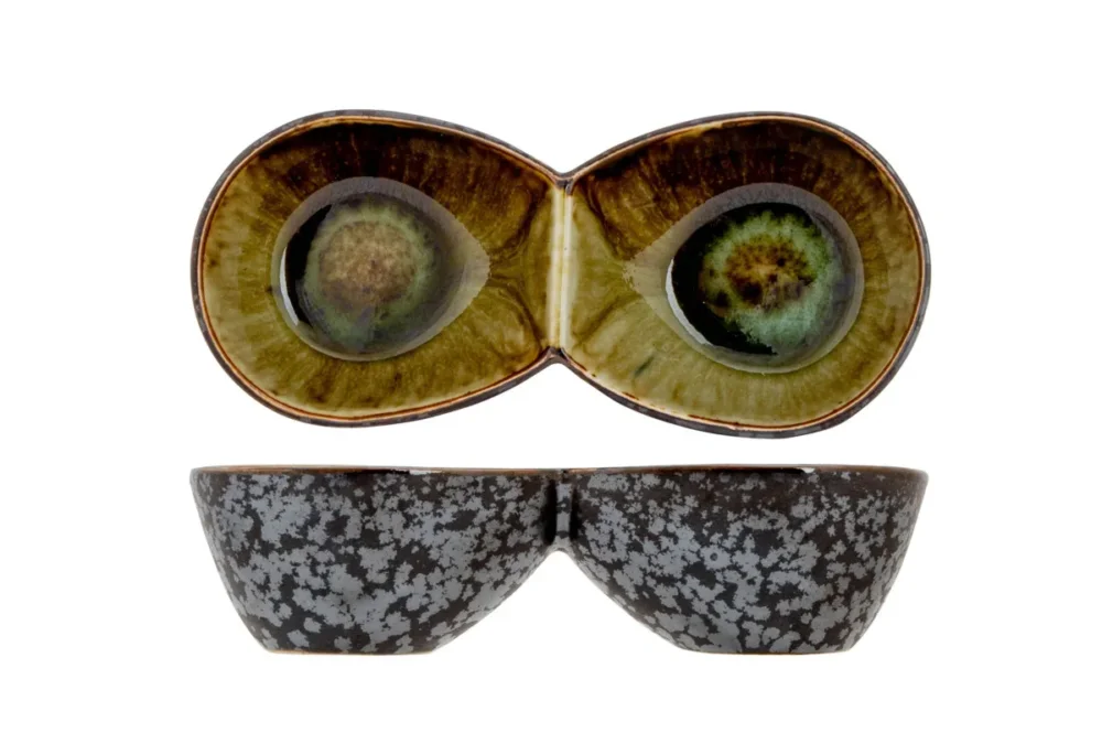 Coupelle double argent porcelaine Elements Mineral Proof Achat Immédiat