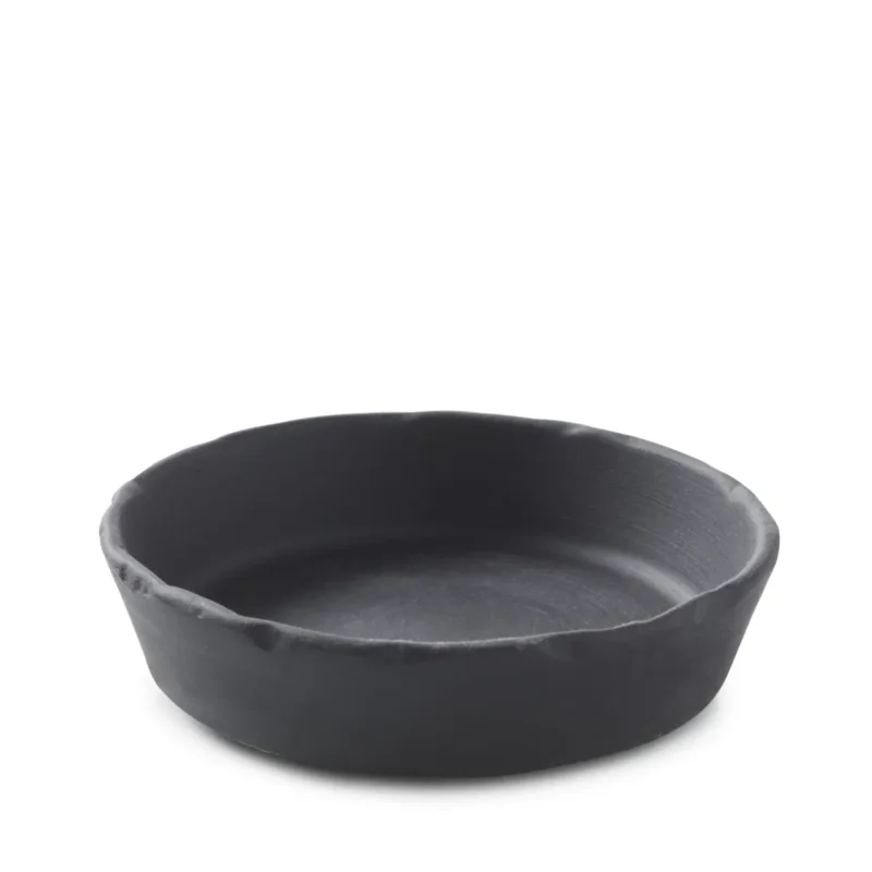 Coupelle rond noir porcelaine culinaire Ø 7,5 cm Basalt Revol Vente Directe