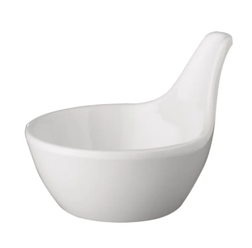 Offre Limitée Bol cuillière mélamine blanc Ø 7 cm 6 cm 5 cl Mini Aps