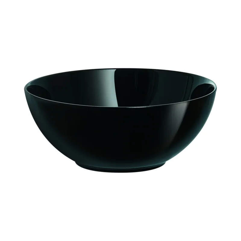 Coupelle rond noir verre trempé Ø 18 cm Diwali Luminarc Haute Qualité