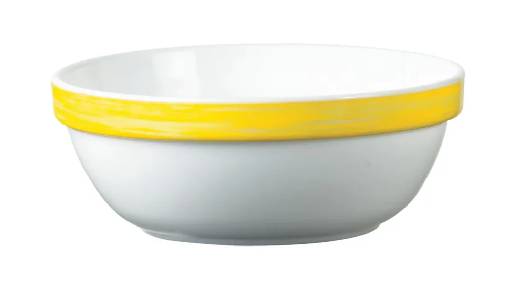 Expédition Rapide Coupelle rond jaune verre opal Ø 12 cm Brush Arcoroc