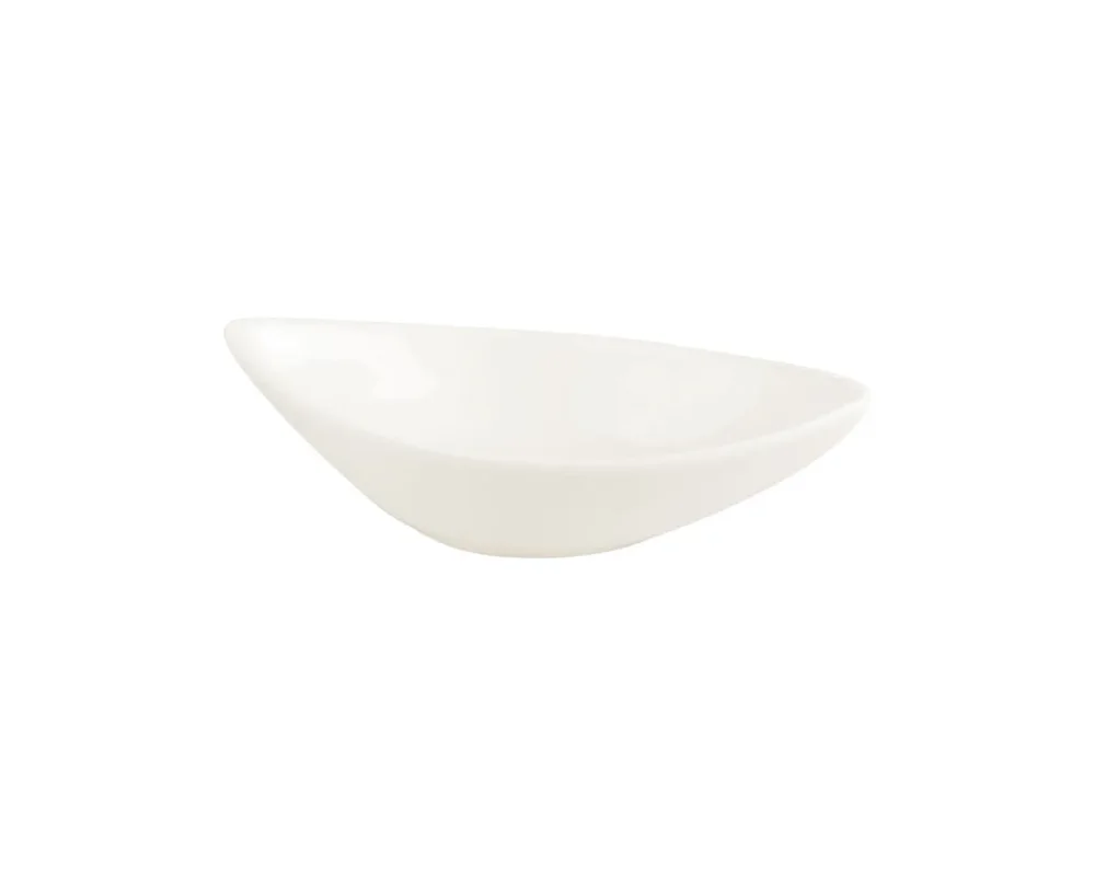 Bol ovale ivoire porcelaine vitrifiée 23 cm Minimax Rak Petit Prix