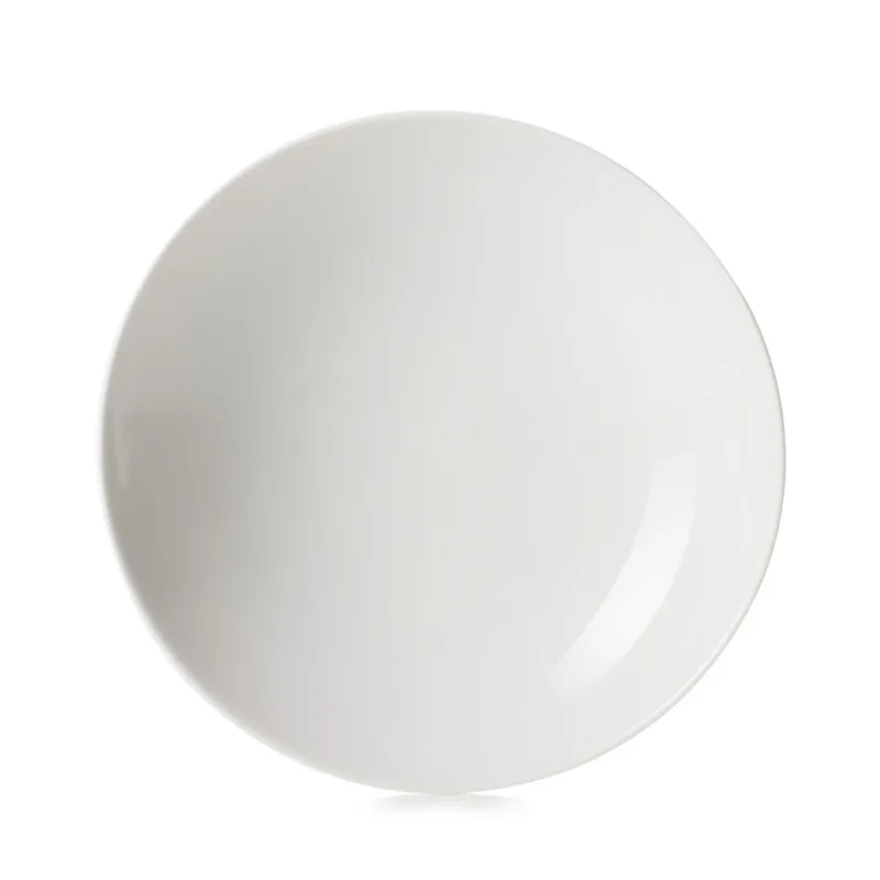 Coupelle rond Blanc albâtre porcelaine culinaire Ø 19 cm Madeleine Revol Solde
