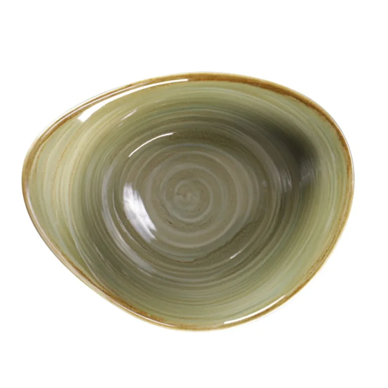 Bol triangulaire Emerald porcelaine vitrifiée 18,5 cm Rakstone Spot Rak Seulement Aujourd’hui