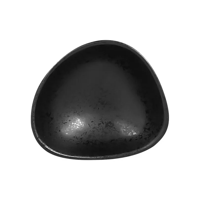 Meilleur Prix Coupelle ovale noir porcelaine vitrifiée 8 cm Shaped Rak