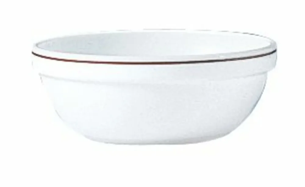 Saladier rond blanc verre opal Ø 12,1 cm Restaurant Filet Bordeaux Arcoroc Authentique
