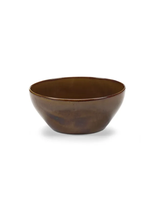 Bol ovale ocre grès émaillé Ø 22 cm Out Of Lines Serax Achat Immédiat