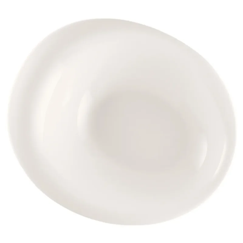 Bol irrégulier blanc porcelaine bone china 24,4 cm Pose Rak Prix Choc