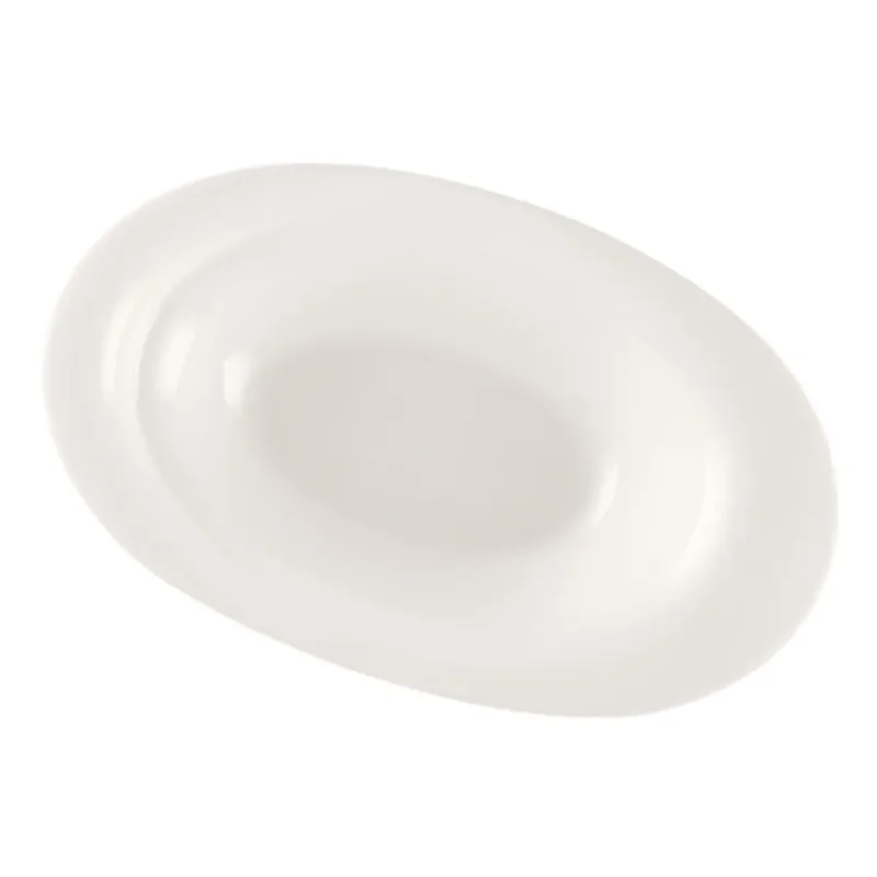Bol ovale blanc porcelaine bone china 38 cl 23,8 cm Pose Rak Expédition Rapide