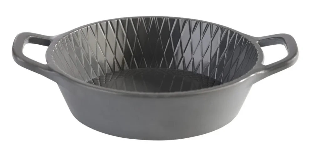Offre Exclusive Bol cocotte mélamine gris Ø 8,5 cm 2,5 cm 7 cl Mini Aps