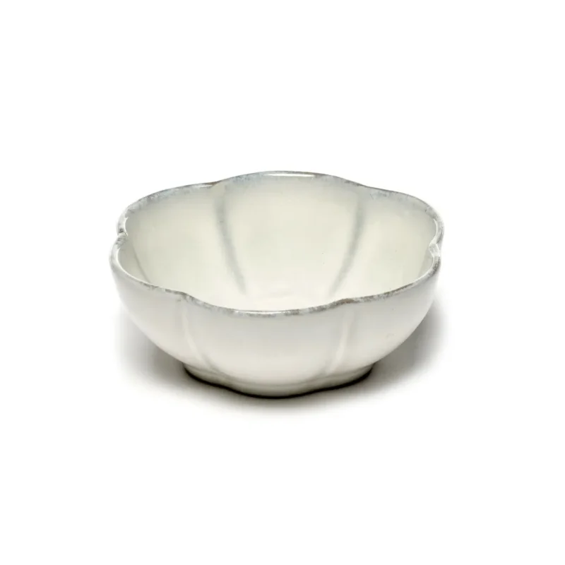 Coupelle rond blanc grès émaillé Ø 11 cm Inku Serax Authentique