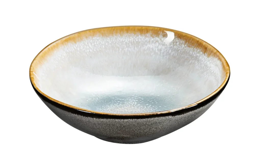 Coupelle rond bleu grès émaillé Ø 12 cm Shadow Medard De Noblat Retour Gratuit