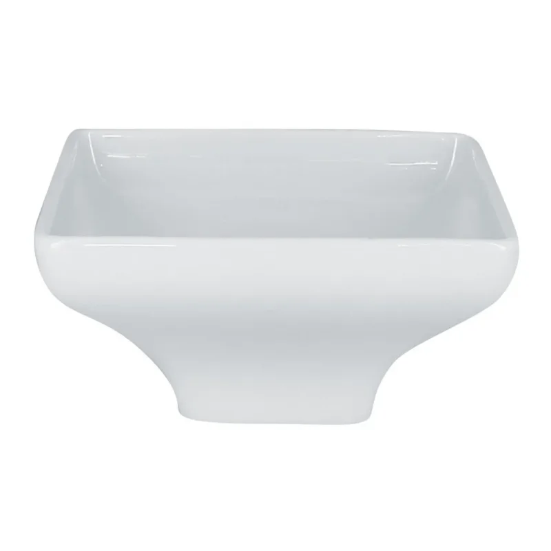 Acheter En Ligne Coupelle carré blanc porcelaine vitrifiée 12 cm Moon Rak