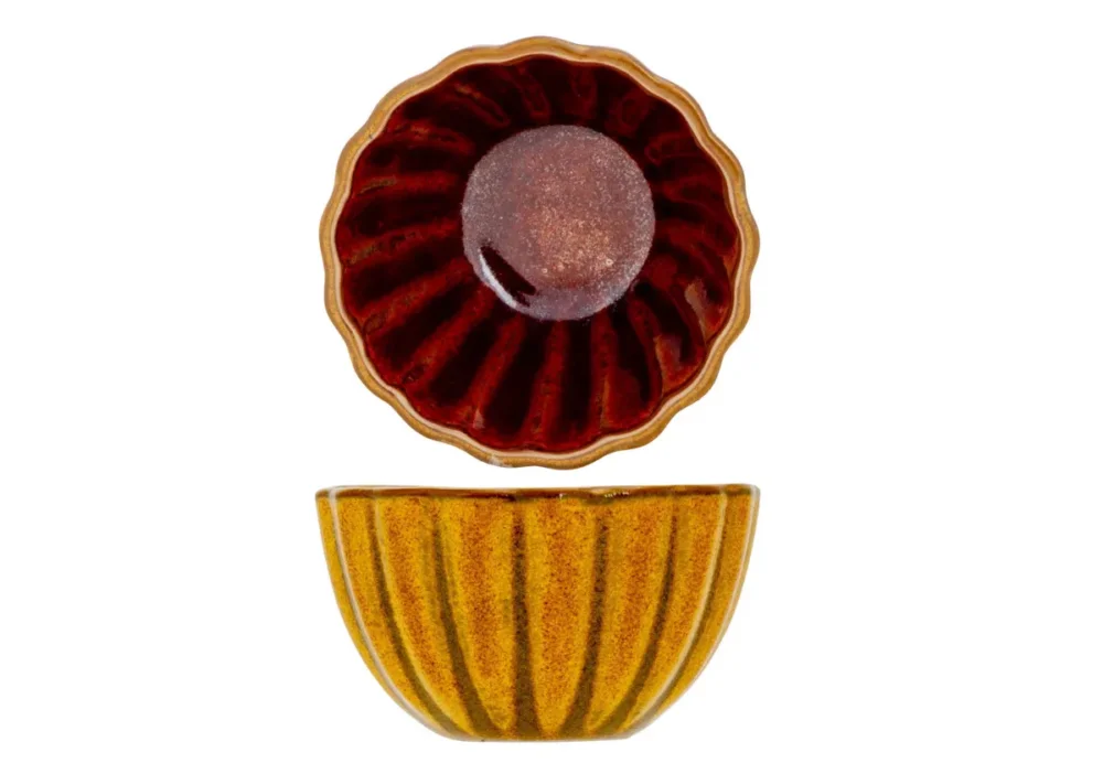 Jusqu’à Épuisement Des Stocks Coupelle rond jaune porcelaine Ø 7 cm Elements Mustard Proof