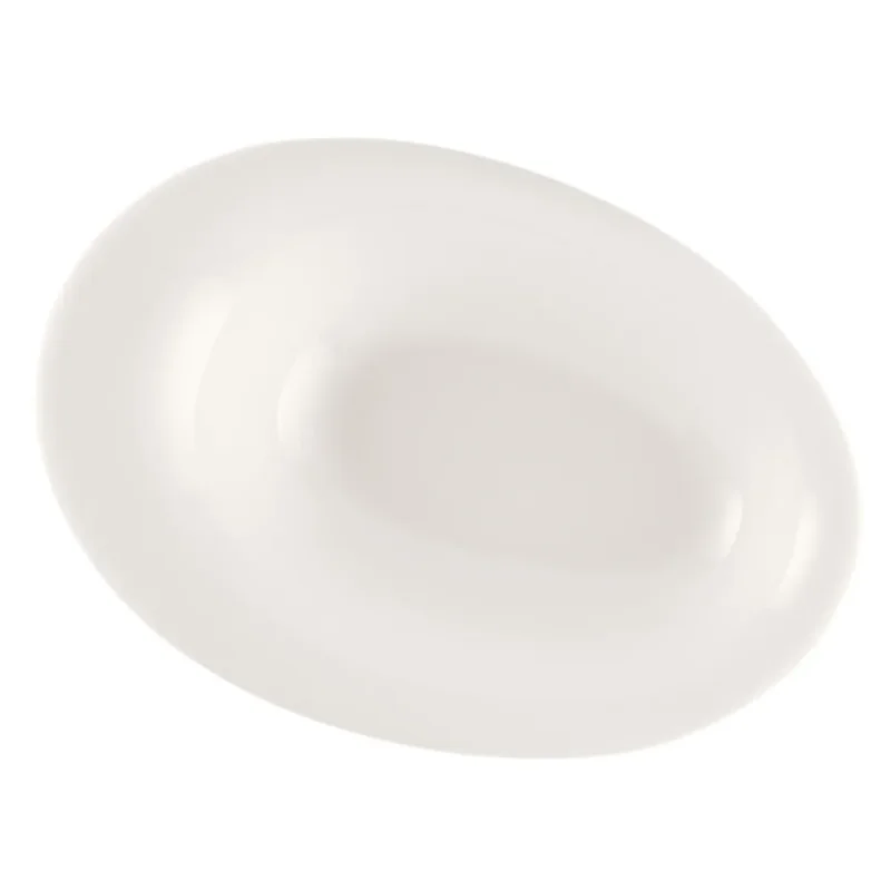 Paiement Sécurisé Bol ovale blanc porcelaine bone china 23 cl 21,9 cm Pose Rak