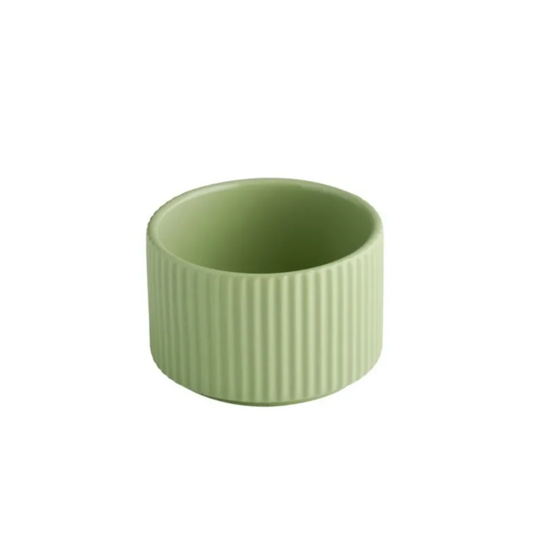 Coupelle rond vert porcelaine Ø 9 cm The Grid Aps Commande En Gros