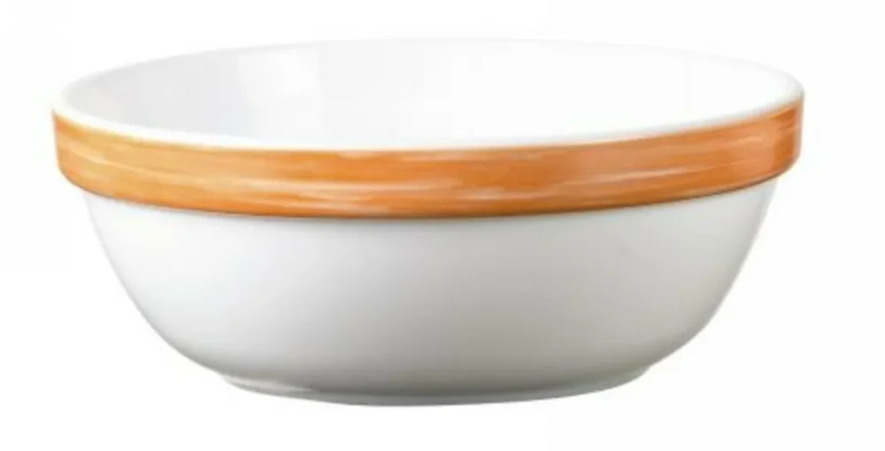 Coupelle rond orange verre opal Ø 12 cm Brush Arcoroc Jusqu’à Épuisement Des Stocks