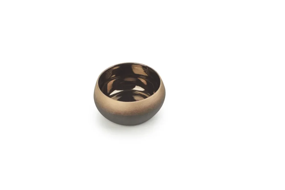 Réduction Bol rond noir porcelaine culinaire Ø 7,3 cm Solstice Revol