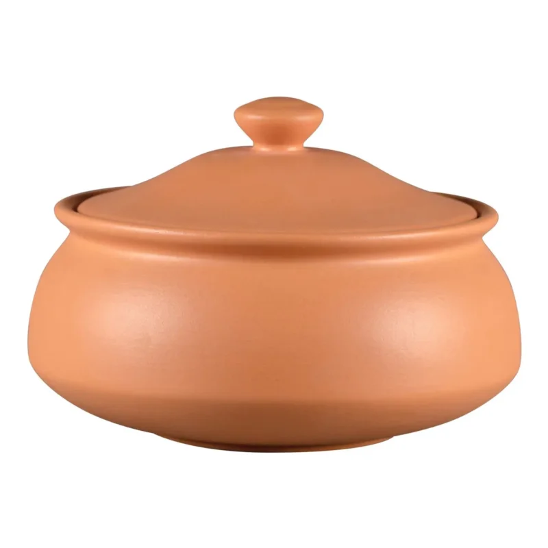 Bol avec couvercle rond baantna tero Décor Prima porcelaine Ø 18,5 cm Earth Rak Pas Cher