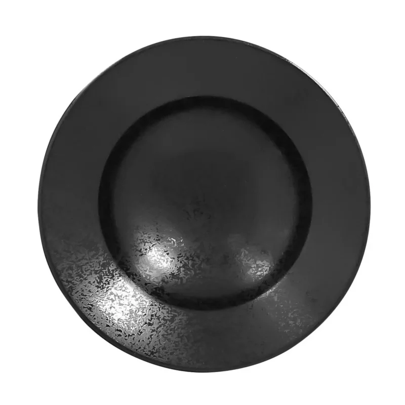 Coupelle rond noir porcelaine vitrifiée Ø 13,2 cm Chill Rak Vente Directe