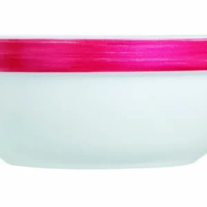 Achat Immédiat Coupelle rond rouge verre opal Ø 12 cm Brush Arcoroc