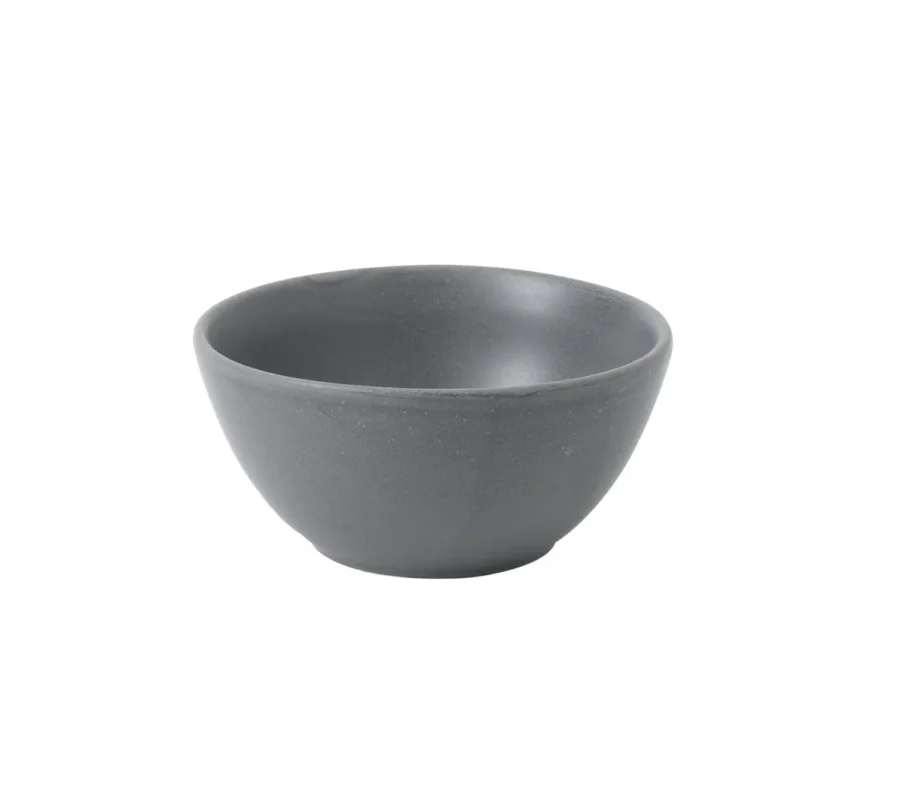 Solde Bol conique seattle grey porcelaine vitrifiée Ø 13 cm Nourish Seattle Churchill