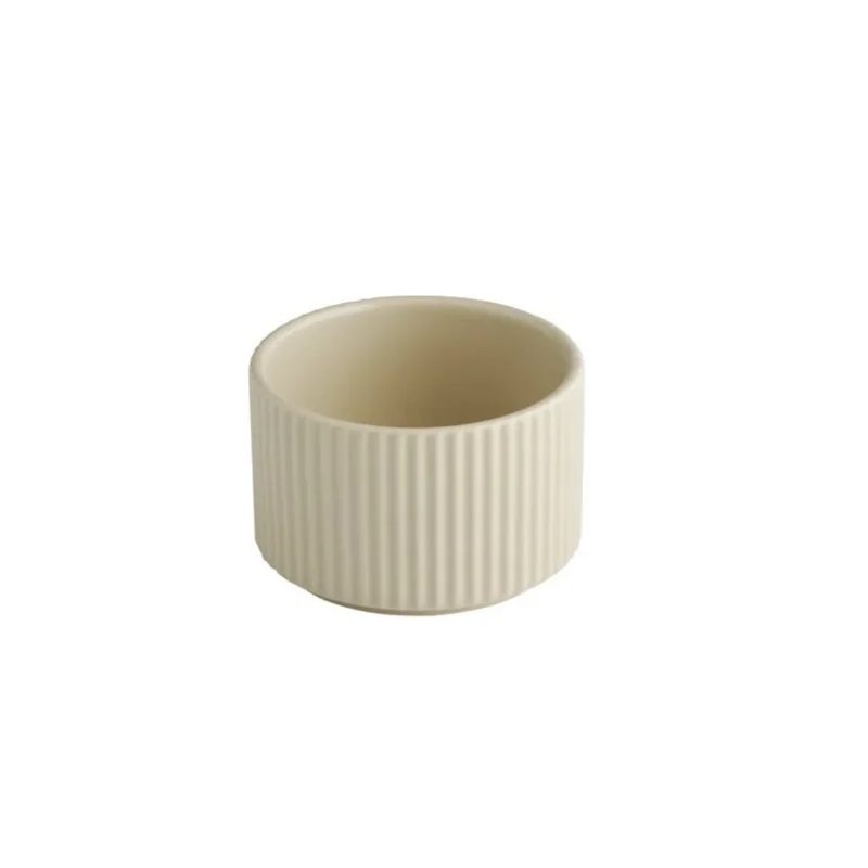 Commander Vite Coupelle rond beige porcelaine Ø 9 cm The Grid Aps