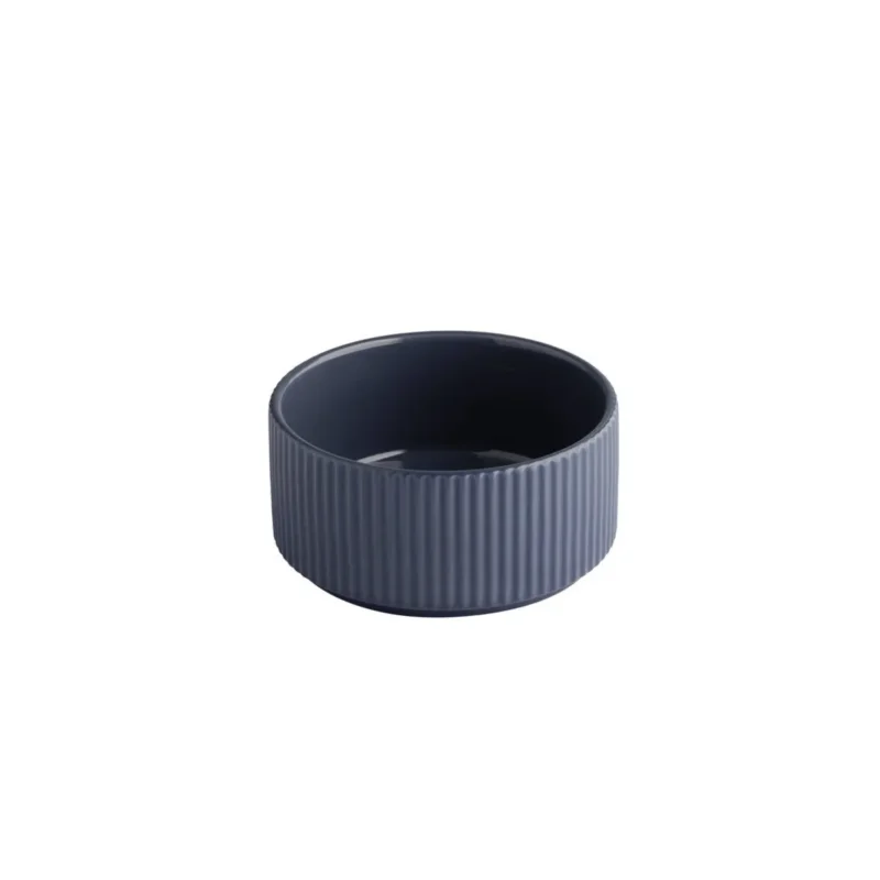 Coupelle rond bleu porcelaine Ø 12,5 cm The Grid Aps Livraison Gratuite