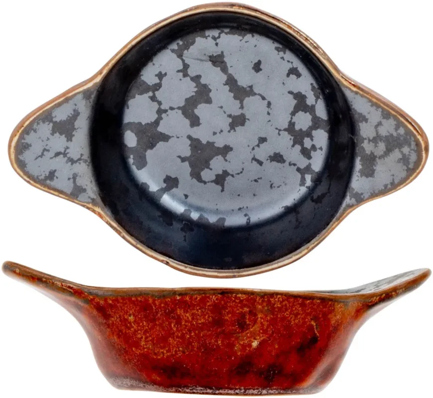 Meilleur Prix Coupelle cocotte brun porcelaine Ø 10 cm Elements Maroon Proof