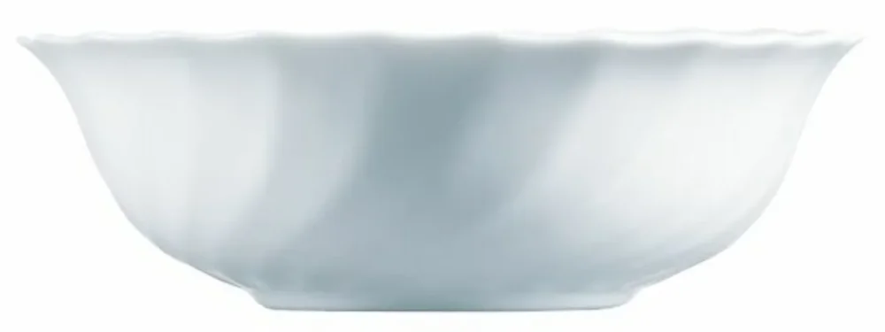 Coupelle rond blanc verre opal Ø 16 cm Trianon Arcoroc Certifié