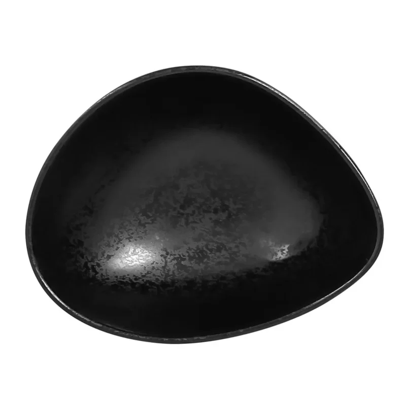 Bon Plan Bol noir porcelaine vitrifiée 14 cm Shaped Rak