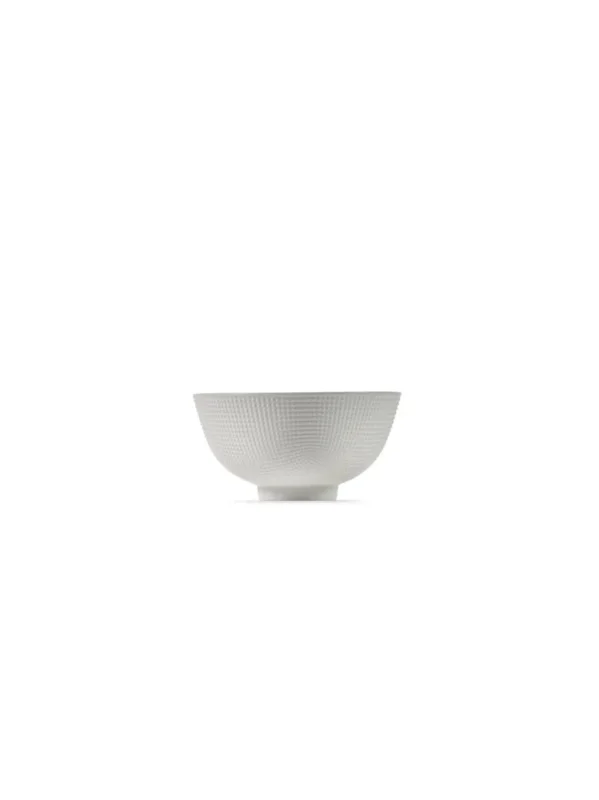 Prix Cassé Bol rond blanc porcelaine bone china Ø 12 cm Nido Serax