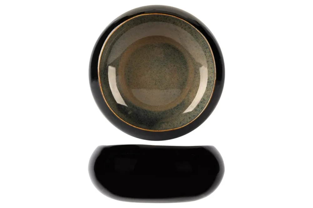 Bol rond noir porcelaine Ø 16 cm Bogota Proof Livraison Express
