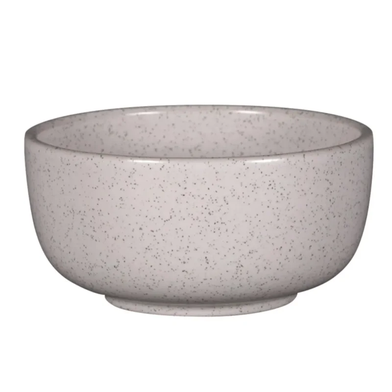 Satisfait Ou Remboursé Bol rond gris porcelaine vitrifiée Ø 12 cm Rakstone Ease Rak