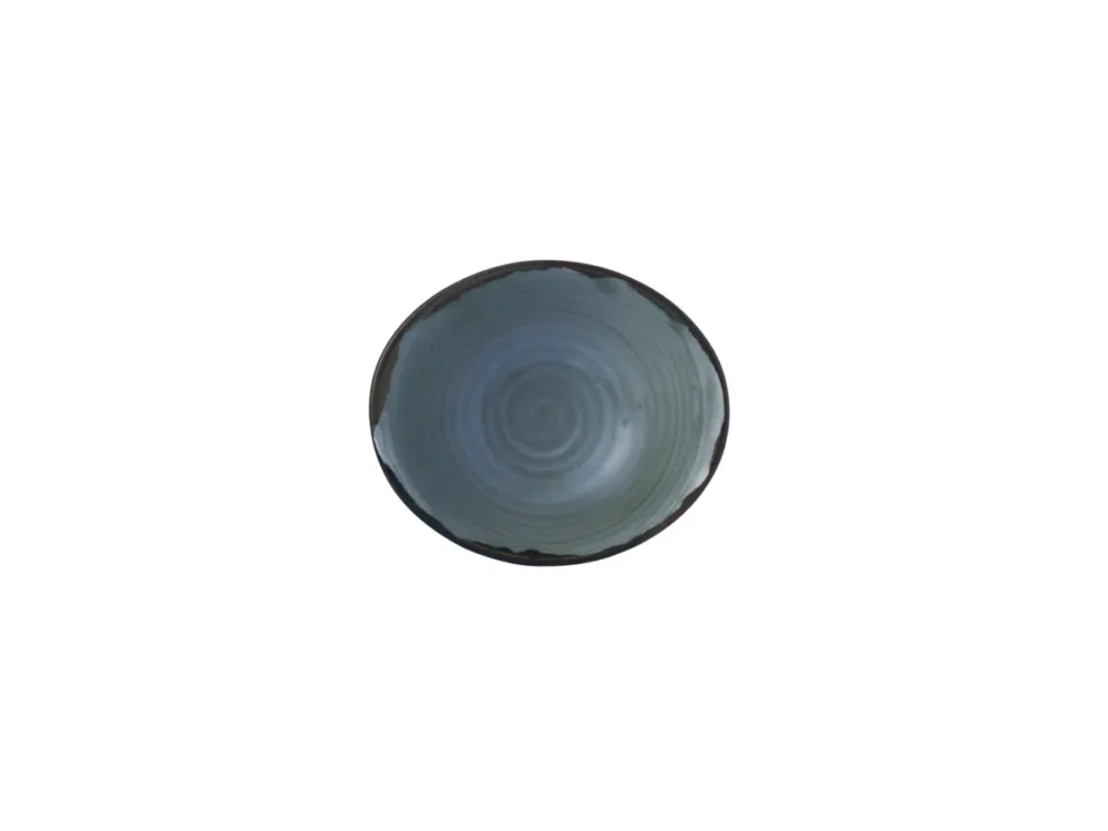 Bol à salade ovale bleu porcelaine vitrifiée 17,4 cm Harvest Dudson Affaire À Saisir