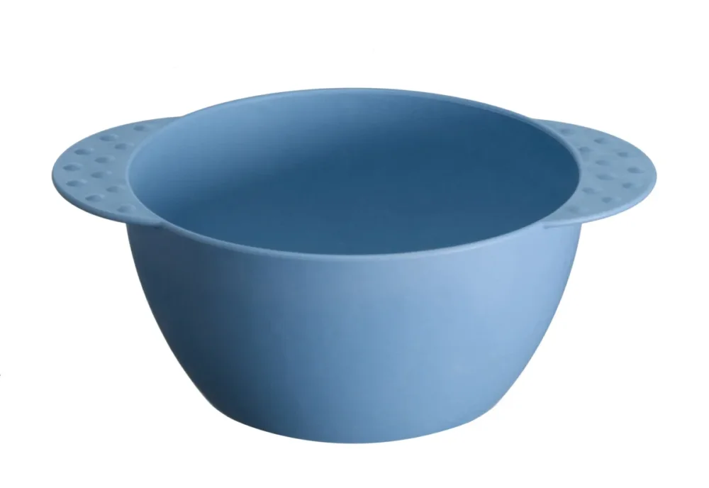Bol sans couvercle bleu fibre végétale 45 cl Ø 12 cm Lilitouch Saint Romain Pas Cher