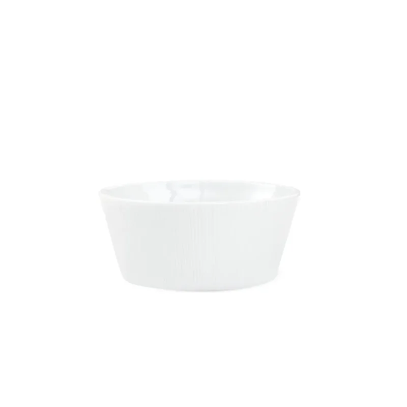 Quantité Limitée Bol à salade conique blanc porcelaine Ø 15 cm Eventail Pillivuyt
