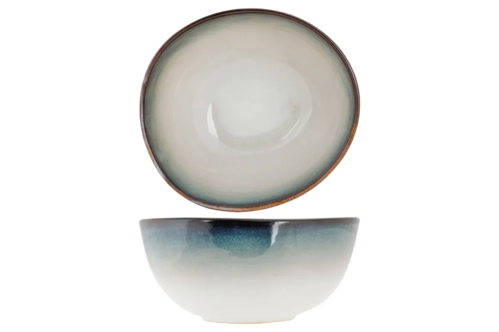 Bol ovale blanc porcelaine 16 cm Akoya Proof Petit Prix